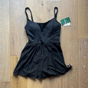 Halara Black Tennis Dress W/Spandex